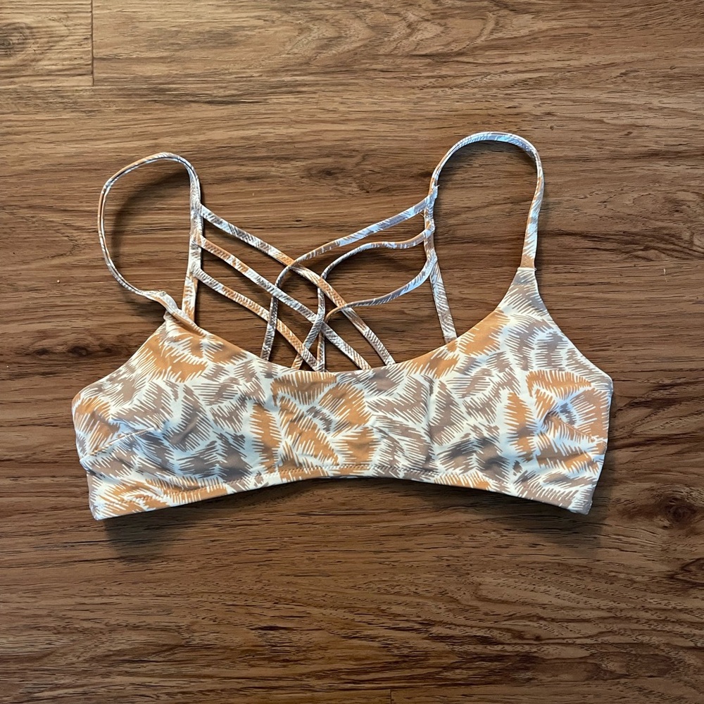 Crisscrossed bikini top